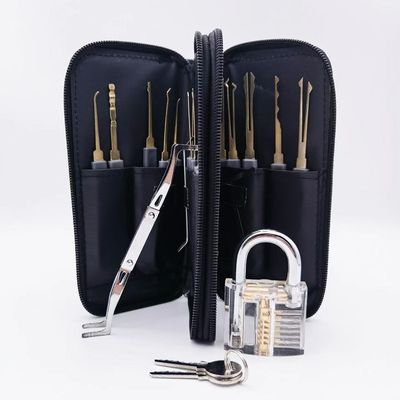 24PC slotenmaker benodigdheden roestvrij staal slot pick-up set voor handig slot openen