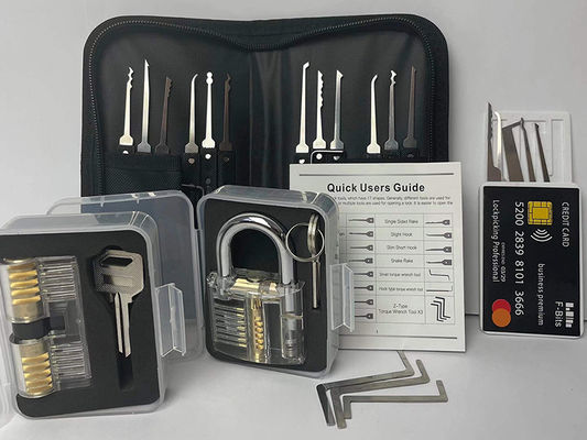 24PC slotenmaker benodigdheden roestvrij staal slot pick-up set voor handig slot openen
