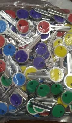 Multicolors UL050 Universal Messing Materiaal Plastic Hoofddeur Sleutel Blank door Customized