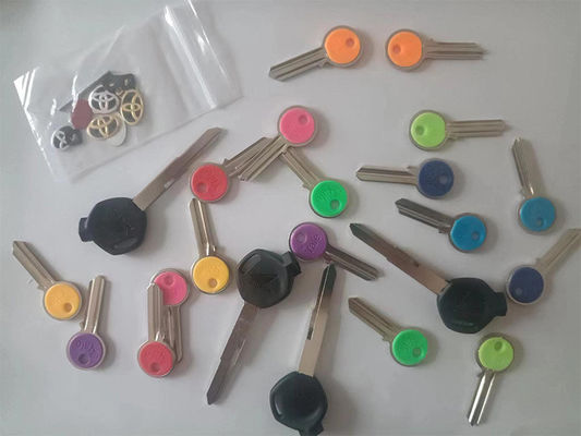Meerdere kleuren Titanium legering Magnetische metalen deur sleutel voor benodigdheden Messing leeg deur slot