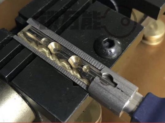 ABS-Staal sleutelsnijmachineonderdelen voor Verticale sleutelhoudclamp Hulpstuk