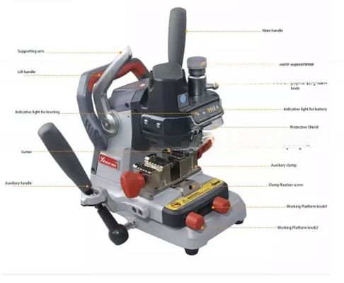 Xhorse Dolphin XP-007 Autosleutel Snijmachine voor Laser Dimple en Flat Sleutels