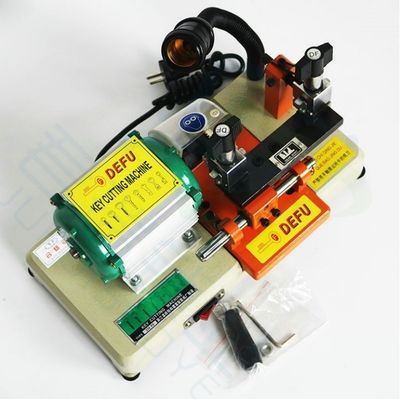 120W motorvermogen Defu 238RS horizontale sleutelsnijmachine voor materialen ABS en staal