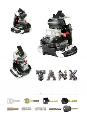 Onmiskenbare sleutelduplicatie met TANK 2 Pro De multifunctionele CNC sleutelsnijmachine