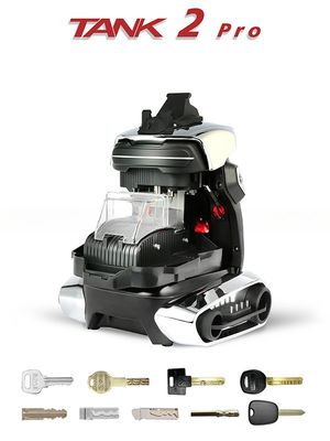 Onmiskenbare sleutelduplicatie met TANK 2 Pro De multifunctionele CNC sleutelsnijmachine