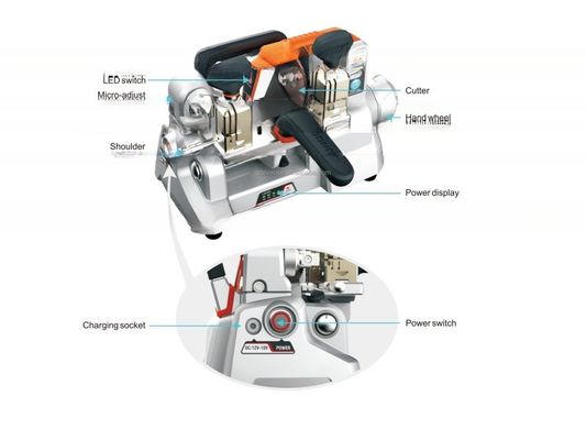Motor DC borstelloze motor sleutelsnijmachine voor autosleutels reparatie Xhorse XC-009 XC009